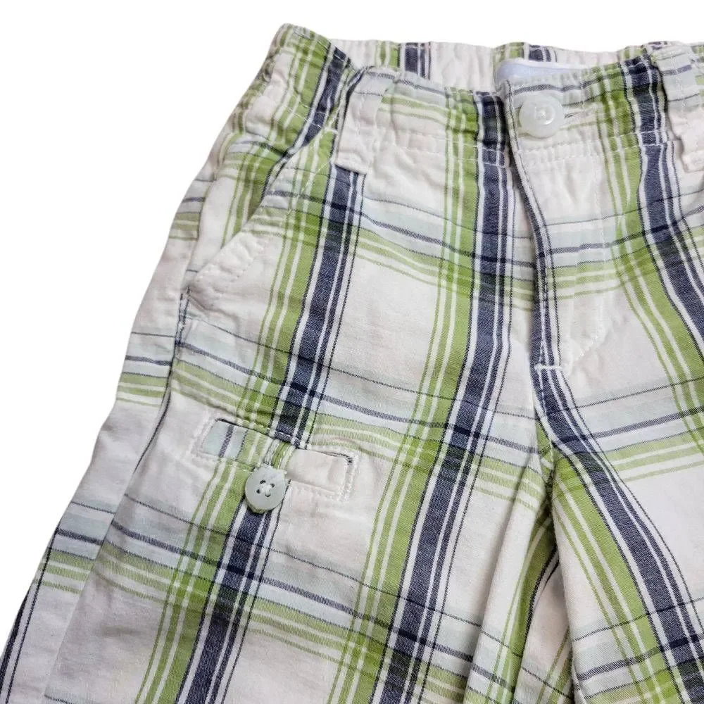 Old Navy plaid Bermuda shorts 3T